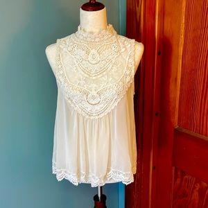 Crochet Western/Boho Blouse